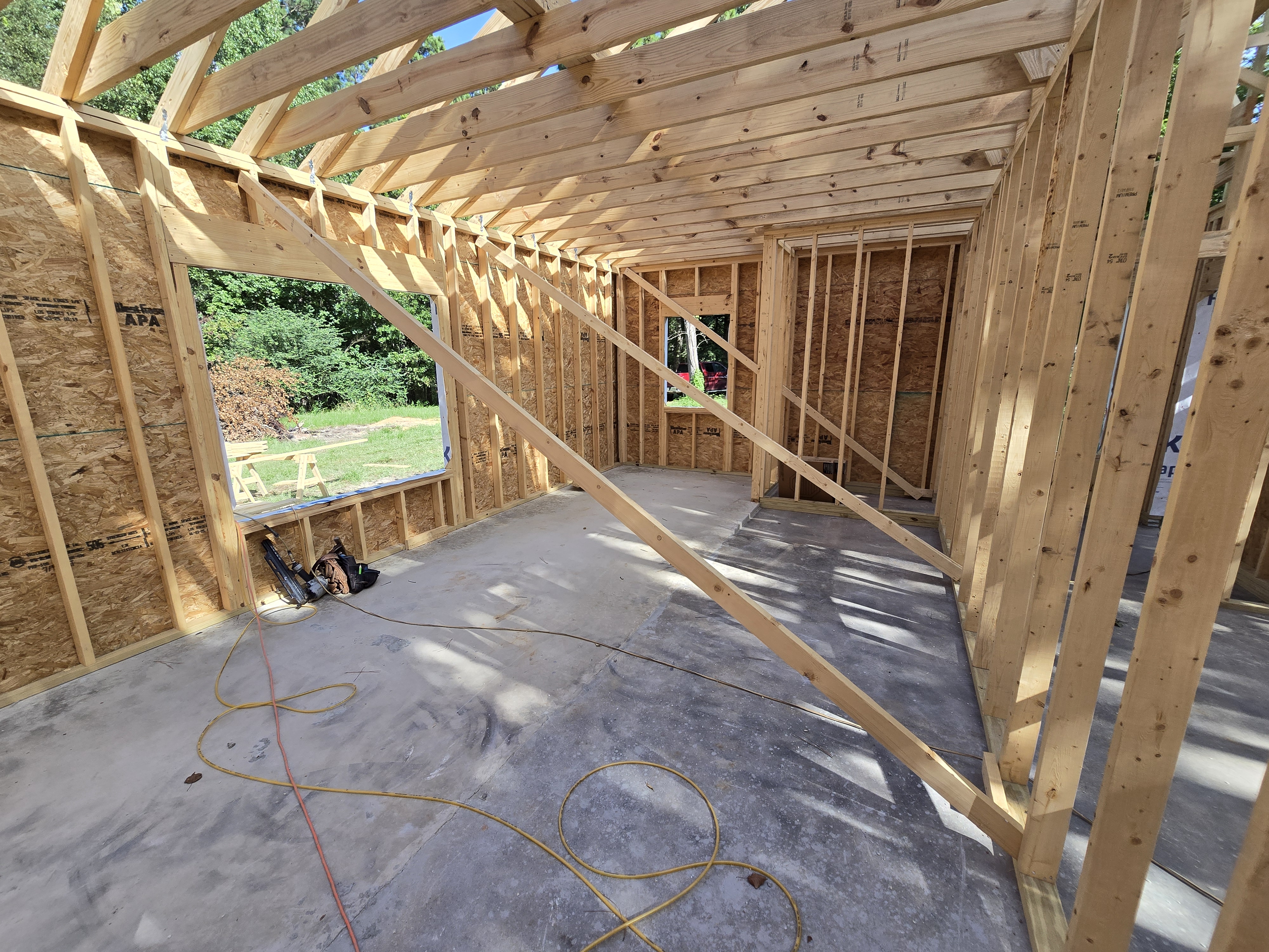 Residential framing structure